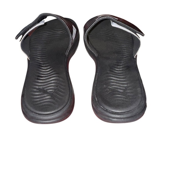 Puma Surfcat Tech Sport Slide Sandals For Women Size 7 Black/White Velcro - Picture 4 of 6